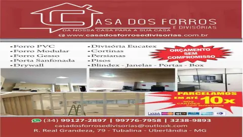 Pvc - Gesso - Divisória naval eucatex - Drywall - Modular - Cortinas - Persianas - Porta Sanfonada Pvc - Gesso - Divisória naval eucatex - Drywall - Modular - Cortinas - Persianas - Porta Sanfonada